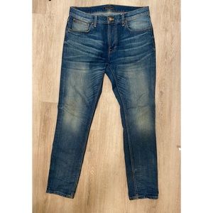 Nudie Jeans Lean Dean Lost Legend Slim Tapered Men Size 33 X 32